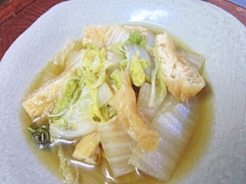 ひと手間で旨味が凝縮☆　「白菜の煮びたし」